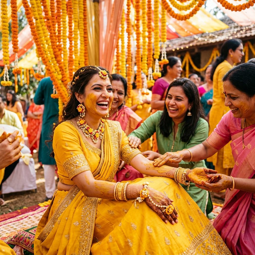 The Sacred Science and Rituals of the Indian Haldi Ceremony