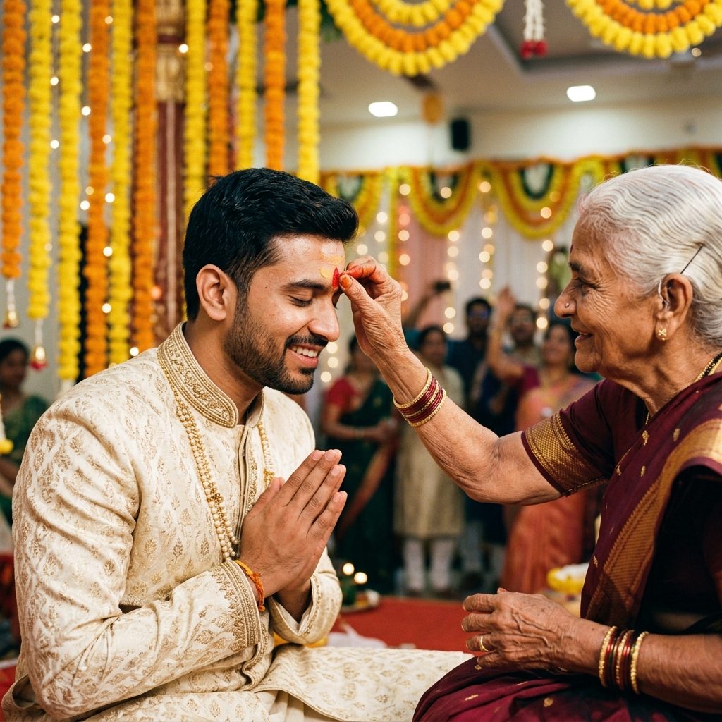 Understanding the Tilak Ceremony: Significance and Tips for Grooms